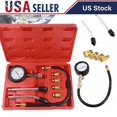 thumbnail image 4 of Petrol Engine Compression Tester Kit For Cars Motorbikes & Mowers W/ 3" Scale Gauge Rubber & Adapters Storage Case, 4 of 7