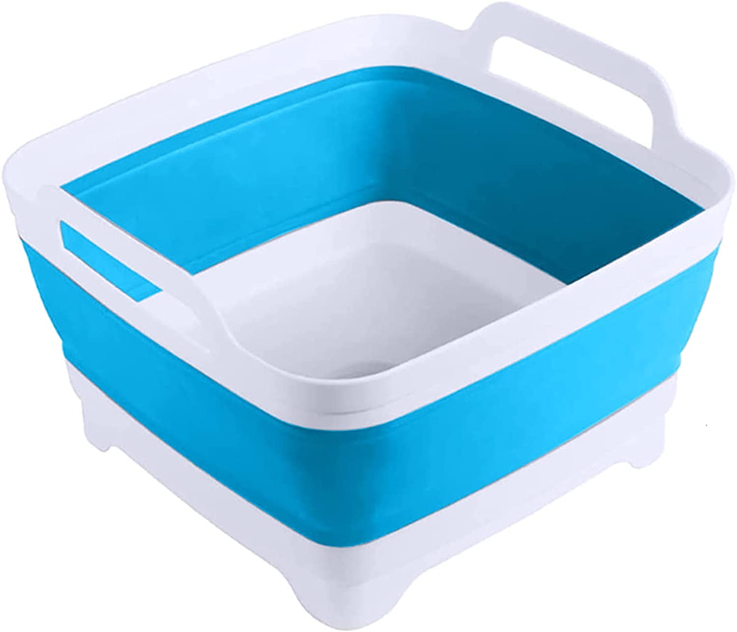 9L Collapsible Dish Tub Portable Sink, Wash Basin, Foldable Laundry Tub