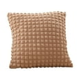 thumbnail image 5 of Mdesiwst 45x45CM Square Pillow Case Puff Lattice Elegant Solid Color Modern Zipper Polyester Sofa Bedroom Home Decoration Pillow Cushion Cover, 5 of 8