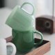 thumbnail image 4 of Retro white jade milk glass high temperature resistant colored glass high color coffee cup small drink cup large capacity, 4 of 4
