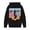 Black, variant on Boys Hoodies 100 Days Print Loose Fall Winter Pullover Hoodie Top School Hoodies for Boys Size 2-3Y