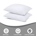 thumbnail image 2 of Almohada Utopia Bedding tamaño queen (blanca), polialgodón, 2 of 8