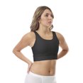thumbnail image 6 of Underworks MagiCotton Binding and Sport Bra Black 34, 6 of 6