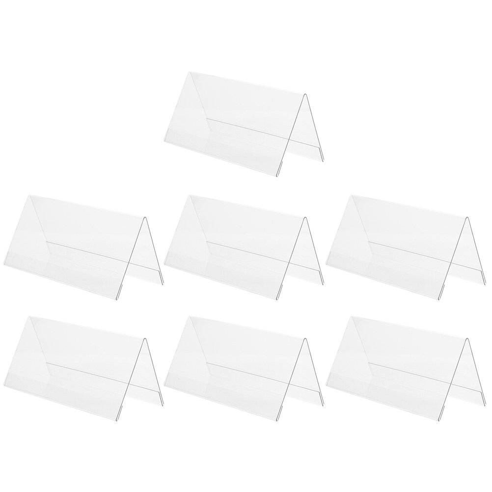 7Pcs Acrylic Stands Blank Acrylic Signs Acrylic Place Cards Wedding