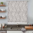 thumbnail image 5 of Black Grey Branches Sheer Curtains 72 Inches Long, Vintage Art Farmhouse Light Filering Curtains, Breathable Simi Curtain Privacy Drapes for Living Room Bedroom Lightweight Window Treatment, 5 of 9