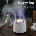 thumbnail image 4 of 1pc, Dynamic Pickup Humidifier Household Fog Quantity USB Silent Air Colorful Atmosphere Light Humidifier Cute Aesthetic Stuff Home Decor Room Decor Fall Winter Essential Back To School Supplies, 4 of 7