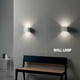 thumbnail image 5 of Paquete de 2 luces LED de pared para exteriores, 6 W, luz blanca fría, 6500 K, IP65, impermeables, de aluminio, diseño moderno (blanco), 5 of 5