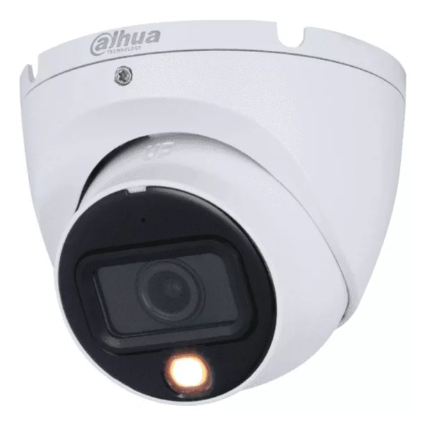 Camara Domo 2mp 2.8mm 20mts Ir Microfono Ip67 Full Color Color Blanco