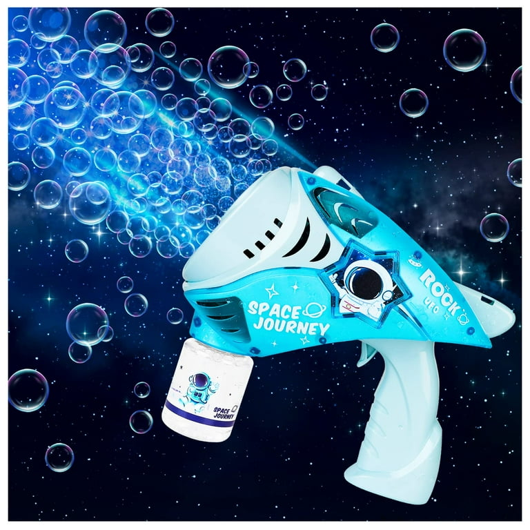 Bubble Gun For Kids - Space Journey Bubble Machine With Lights Automatic  Big Bubble Maker For Kids Adults Rechargeable Bubble Blower Summer Outdoor  Bu