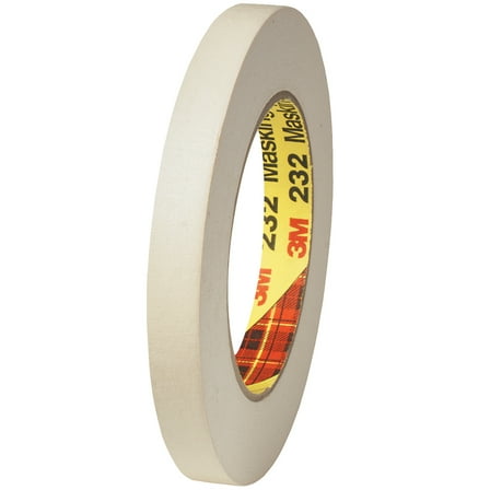 Scotch Masking Tape,1/4x60 yd.,Tan,PK12 T93123212PK