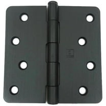 Hager Hinge RC1541410R14 4 x 4 in. US10R Antique Bronze Solid Brass Door Hinge, 0.25 in. Radius Corners - Full Mortise