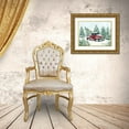 thumbnail image 3 of Baker, Sara 32x25 Gold Ornate Wood Framed with Double Matting Museum Art Print Titled - Tree Farm Tradition, 3 of 4