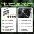 thumbnail image 6 of Handheld Soil Blocker, 2-Inch Soil Block Maker Soil Blocking Tool for Transplanting Seedlings Cuttings Soil, 6 of 6