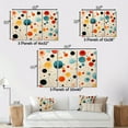 thumbnail image 4 of Designart Abstract Midcentury framed wall art decor, Midcentury framed wall art, Orange Blue Mid Century Geometric composition I , Extra large Mid-Century Modern Gold framed wall art, Gold Frame, 4 of 5