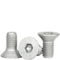 thumbnail image 1 of Socket Flat Countersunk Head Cap Screw, 1/4-20 x 3/4", Alloy Steel, Mechanical Zinc, Hex Socket (Quantity: 100), 1 of 1
