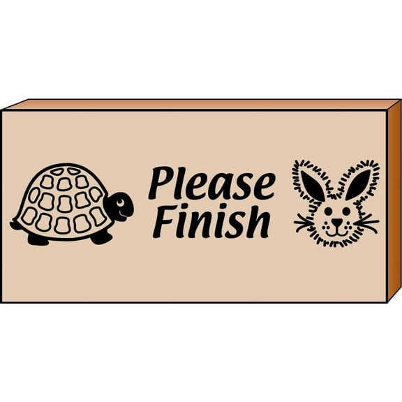 SHAPES ETC. Teacher's Stamp - Please Finish