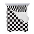 thumbnail image 7 of Simple Black White Checkered Full Size Down Alternative Comforter, Lightweight Comforter Quilt Bedding Set with Pillow Shams Lattice Buffalo Plaid All Seasons Bed Comforter Duvet Insert 78"x90", 7 of 7