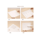 thumbnail image 4 of Organizadores De Pared Tablero De Agujero Estantes 4pcs Xtellar blanco, 4 of 4