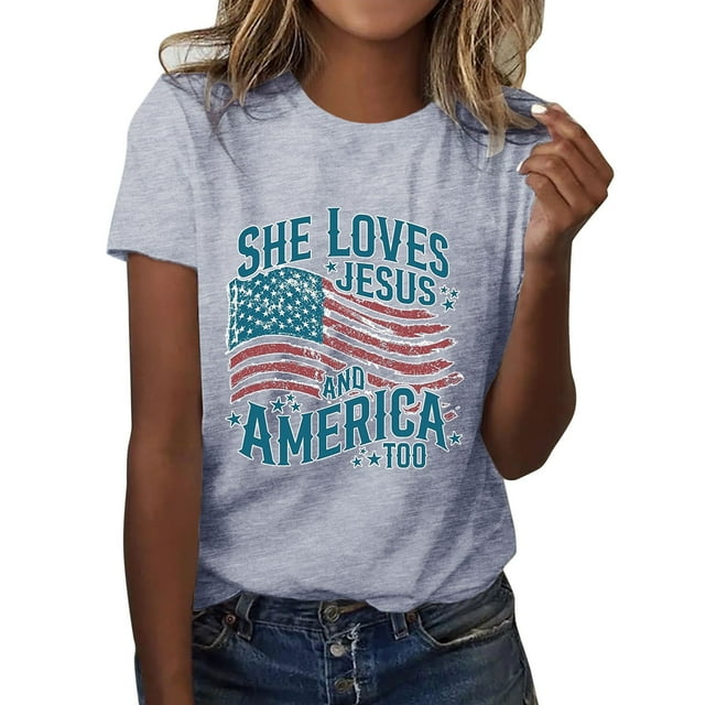 WEIYLL T-Shirts pour Femmes Manches Courtes Col Rond Été Imprimé Graphique Gris Tailles P