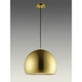 thumbnail image 5 of E24926-SBRCOF-ET2 Lighting-Palla-12W 1 LED Pendant-19.75 Inches wide by 14.5 inches high-Satin Brass/Coffee Finish, 5 of 6