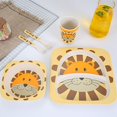 thumbnail image 5 of 5Pcs/Set Kids Dinnerware Set Children Dishes Plate Bowl Cup Spoon Fork Set Dishware Tableware, 5 of 5