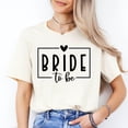 thumbnail image 2 of Bride to be T Shirt Bachelorette Party Gift Women White Graphic Tee, 2 of 6