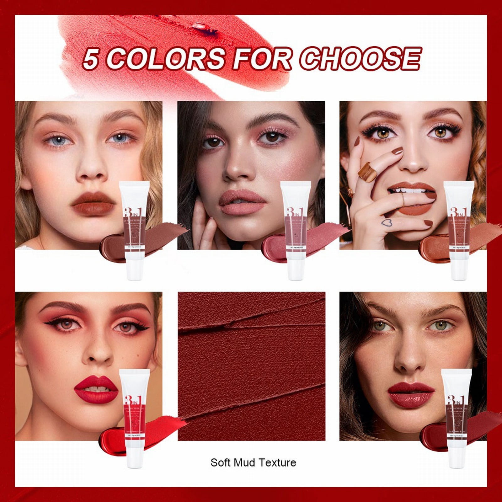 Lip Gloss Scents Korean Gloss Water Lip Stain Lip Liner Concealer for Women Spiced Petal Lipstick Butter Gloss Lip Gloss Moisturizing Lipstick Velour Roller Gothic Makeup Heart Lip Gloss Lipstick