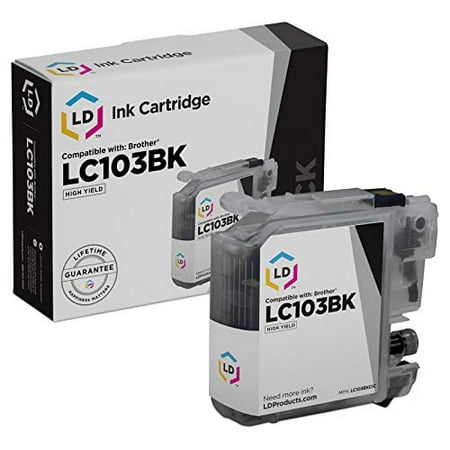 Ld compatible lc103bk high yield black cartridge for the mfc j245  j285dw  j450dw  j470dw  j475dw  j650dw  j6520dw  j6720dw  j6920dw  j870dw  j875dw and dcp-j152w printers