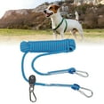 thumbnail image 1 of Dog Leash, Safe Nylon And Stainless Steel Wide Application Dog Traction Rope With Pulley Buckle For Exercise For Camping Blue,Red,Green, 1 of 8
