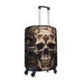 thumbnail image 3 of Haiem Metal Style Horned Skull Luggage Cover Printed Suitcase Covers for Luggage Elastic Washable Suitcase Protector Fits 18-32 Inch Luggage-Medium, 3 of 9