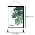 thumbnail image 2 of Planta verde decoración pintura hoja lienzo arte cartel foto fondo tela impresión pared imagen decoración del hogar tipo 11 Inevent HA8759-05B, 2 of 7