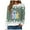 A01-Light Green, variant on Halloween Sweatshirts for Women Trendy Ghost Graphic Sweatshirt Oversized Crewneck Long Sleeve Fleece Pullover Sweaters
