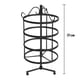 thumbnail image 2 of Desmontable 4 niveles giratorio 72 pares pendiente collar llavero organizador Negro Hugo estante giratorio del sostenedor del pendiente, 2 of 7
