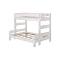 thumbnail image 3 of Max & Lily Bunk Bed Twin over Full Size, Modern Farmhouse Solid Wood Bunk Beds for Kids, 3 of 9