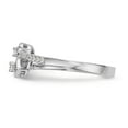 thumbnail image 3 of Sterling Silver CZ Hearts Ring, 3 of 5