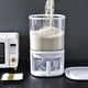thumbnail image 3 of Dispensador de , recipientes de cereales para alimentos secos con taza medidora con tapa, encimera de cocina, dispensador de cereales hermético,, 3 of 9