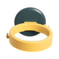 thumbnail image 1 of Soporte para secador de pelo de pared, soporte para uso doméstico sin taladros, de calidad profesional, color azul y amarillo, 1 of 8