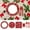 A, variant on Luoshdecor Christmas Snowflakes Red Napkin Set,20 Pcs Winter New Year Dining Table Kitchen Tableware for Xmas Home Party Decoration Supplies