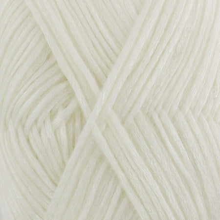 Air Breeze Yarn - Fine Light DK Weight Yarn for Socks, Sweaters, Baby Items - 50g/Skein - Wedding White - 4