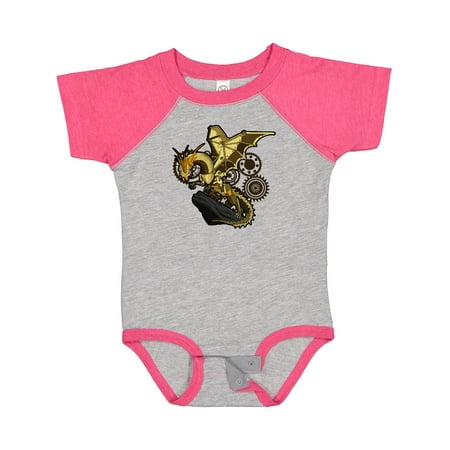 

Inktastic Steampunk Dragon Gift Baby Boy or Baby Girl Bodysuit