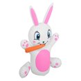 thumbnail image 6 of WEUVEB Inflatable Easter Bunny Decoration in Multi-Color, 190T Polyester, Ideal for Indoor and Outdoor Holiday Party Celebrations, 6 of 8