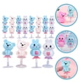 thumbnail image 2 of Shisuyan 24Pcs Jumping Spring Toys for Kids Cartoon Rabbit Bear Toys Desktop Animals Jumping Toys, 2 of 8