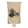 thumbnail image 3 of Yoda Baby Beach Towel 30.7 × 59 InchesI Made Of Microfiber Material Quick Drying And Comfortable Showcasing A Charming Style, 3 of 6