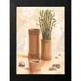 thumbnail image 2 of Renee 11x14 Black Modern Framed Museum Art Print Titled - Zen bamboo I, 2 of 5