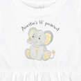 thumbnail image 4 of Inktastic Auntie's Lil' Peanut Polka Dot Elephant Girls Baby Dress, 4 of 5