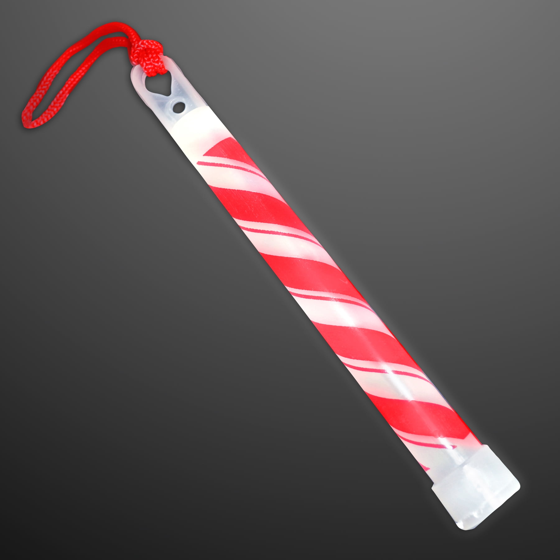 FlashingBlinkyLights 25 Pack of Premium 6" Candy Cane Glow Sticks