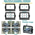thumbnail image 5 of 7" AHD 1080P Wireless 2CH Backup Camera Kit For Truck Trailer, 5 of 5