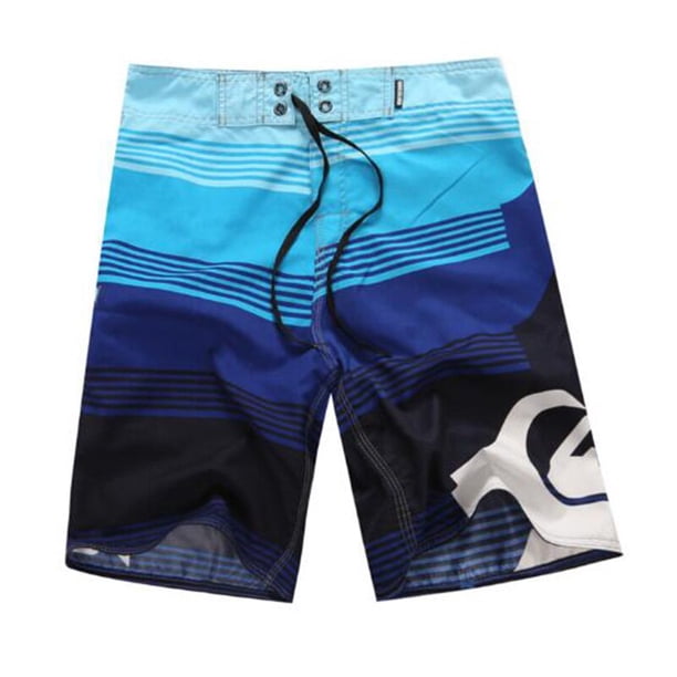 Pantalones cortos de playa para hombre, Bermudas masculinas de secado rápido, Bañador estampado de talla grande Fivean unisex