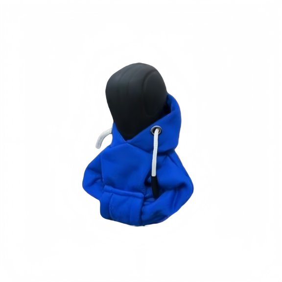 Car Gear Shift Hoodie, Universal Gear Shift Knob Cover, Hoodie For Car Shifter, Automotive Manual Interior Cute Gadgets, Car Interior Accessories And Decorations-blue-One piece