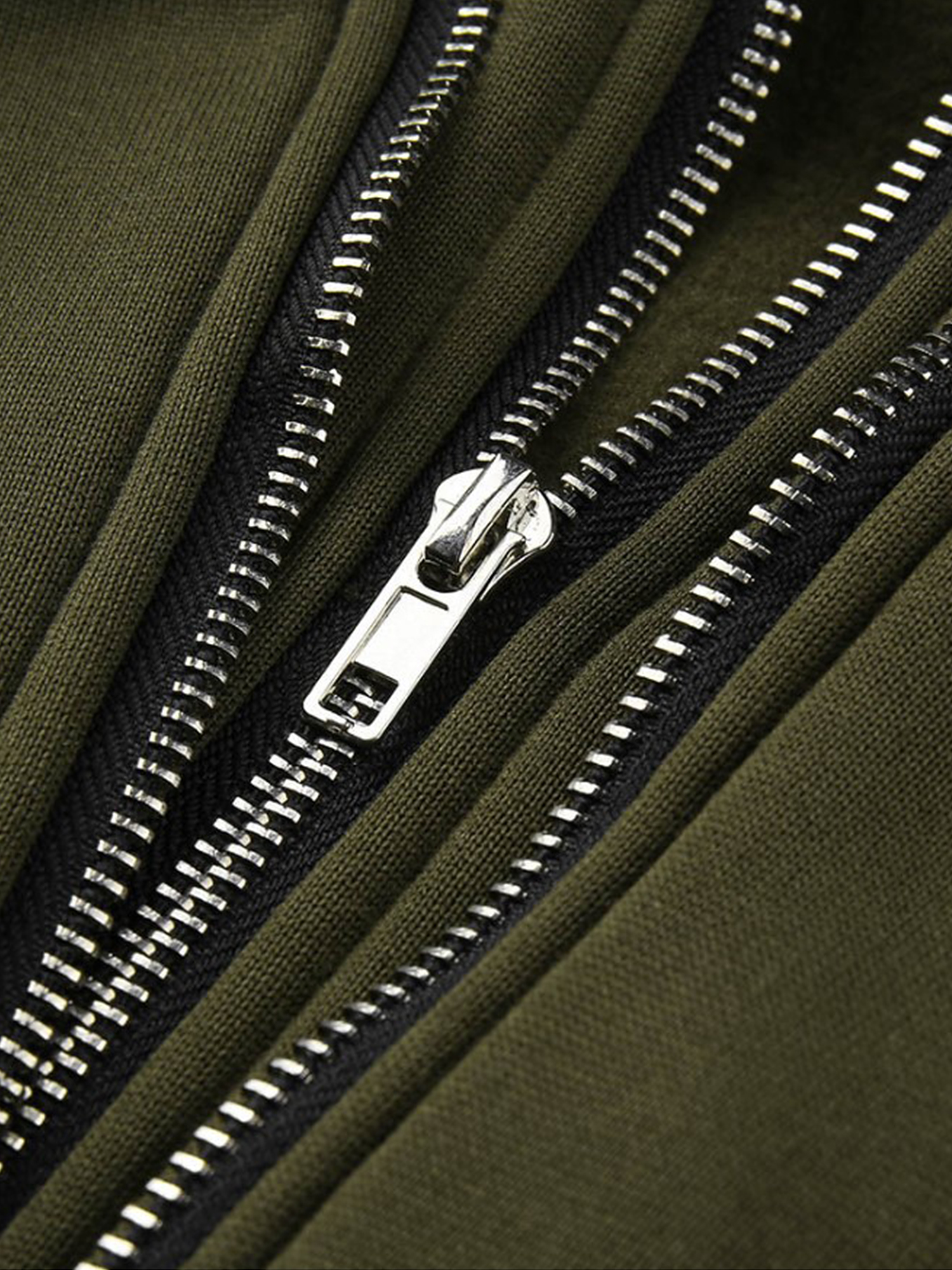 Ladies Plus Size Zipper Hoodies Mid-Length Loose Coat Casual Pocket Jackets Women Autumn Baggy Warm Overcoat Office Working Lounge Wear Women Plus Parkas Coats Anoraks - image 4 of 4